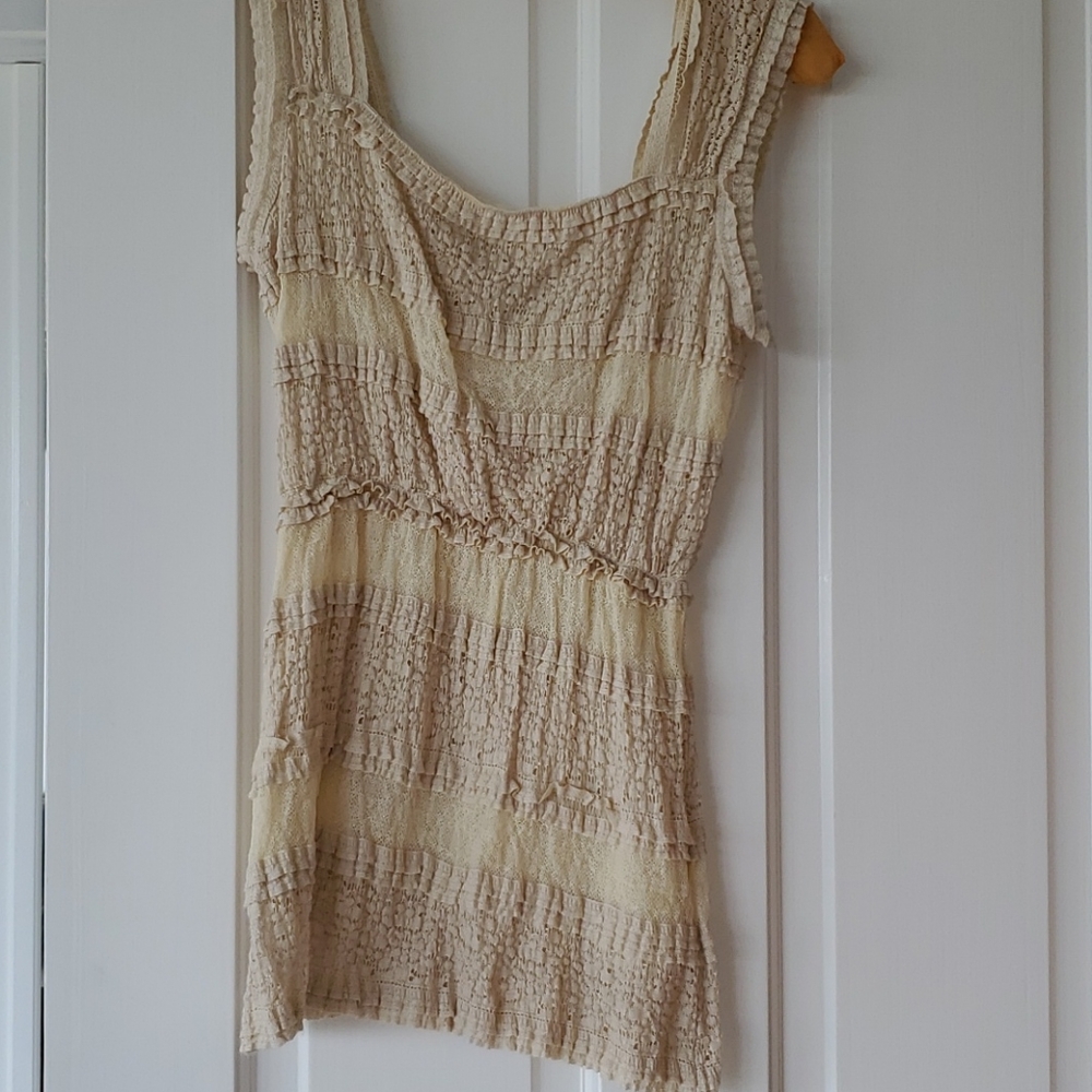 Max Studio laced top